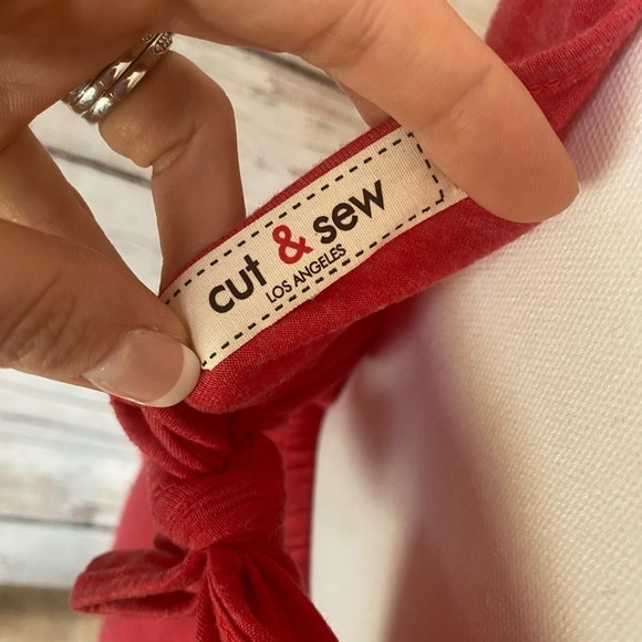 Lace top romper coral Small - Picture 6 of 7